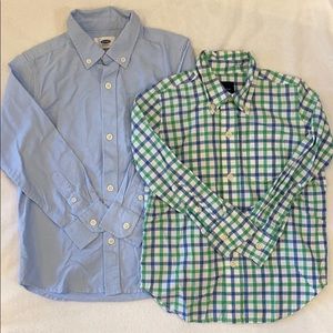Boys GAP & Old Navy dress shirts (XS)